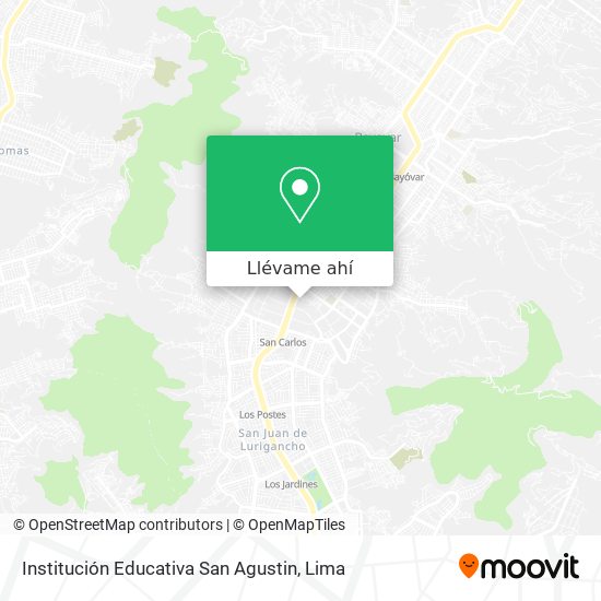 Mapa de Institución Educativa San Agustin