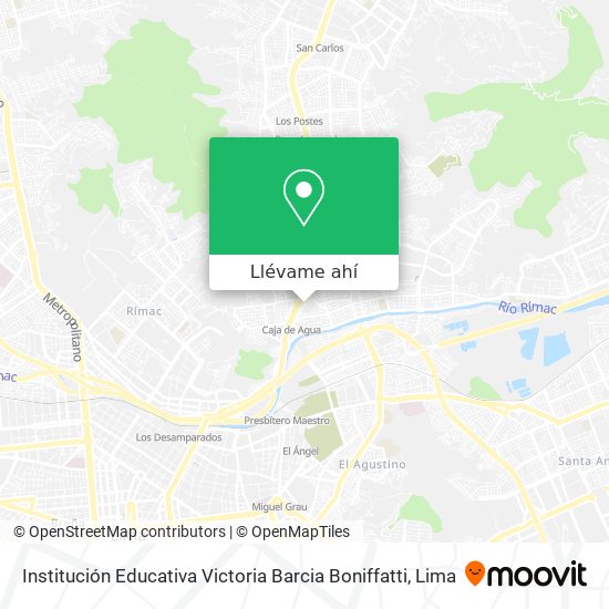 Mapa de Institución Educativa Victoria Barcia Boniffatti