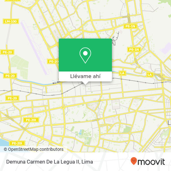 Mapa de Demuna Carmen De La Legua II