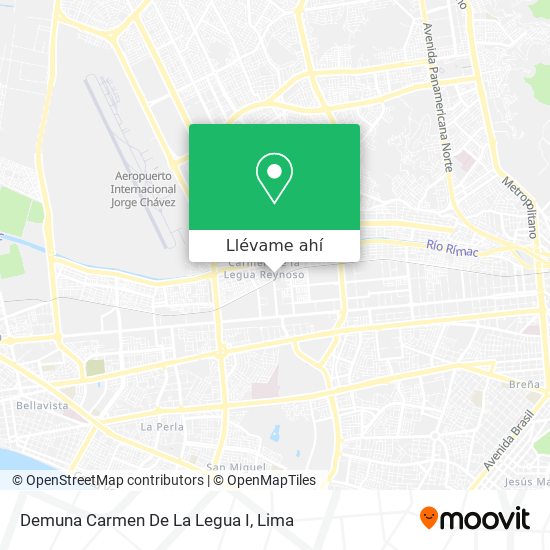 Mapa de Demuna Carmen De La Legua I