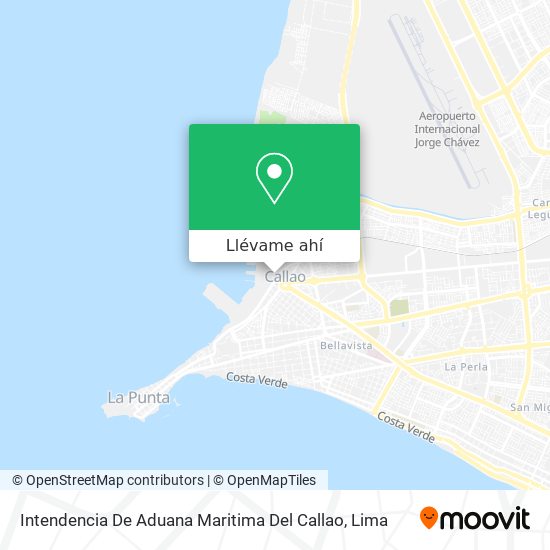 Mapa de Intendencia De Aduana Maritima Del Callao