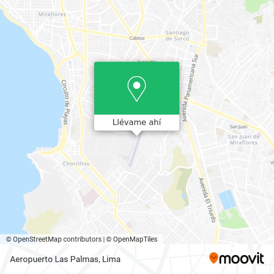Mapa de Aeropuerto Las Palmas
