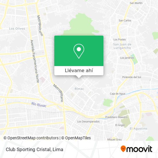 Mapa de Club Sporting Cristal
