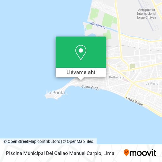 Mapa de Piscina Municipal Del Callao Manuel Carpio