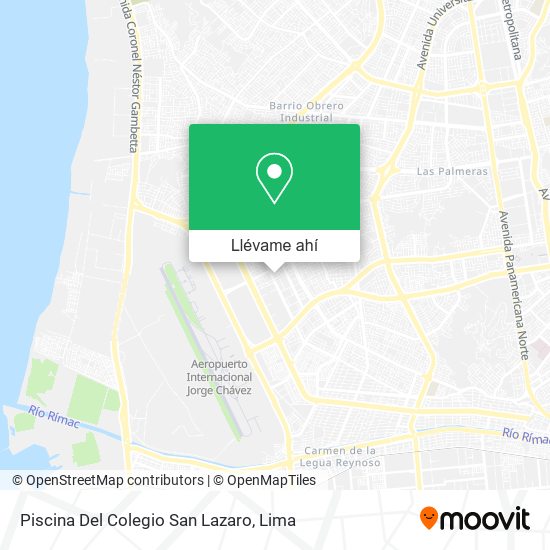 Mapa de Piscina Del Colegio San Lazaro