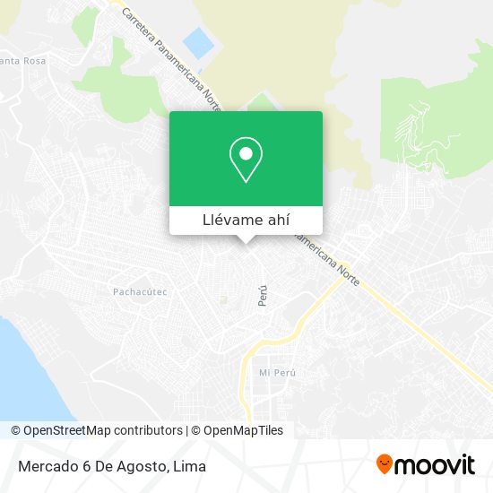 Mapa de Mercado 6 De Agosto