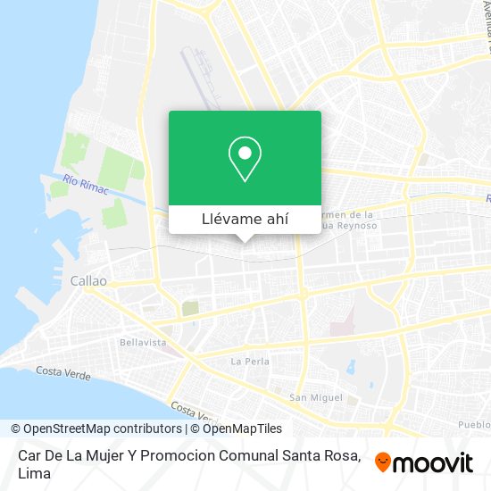 Mapa de Car De La Mujer Y Promocion Comunal Santa Rosa