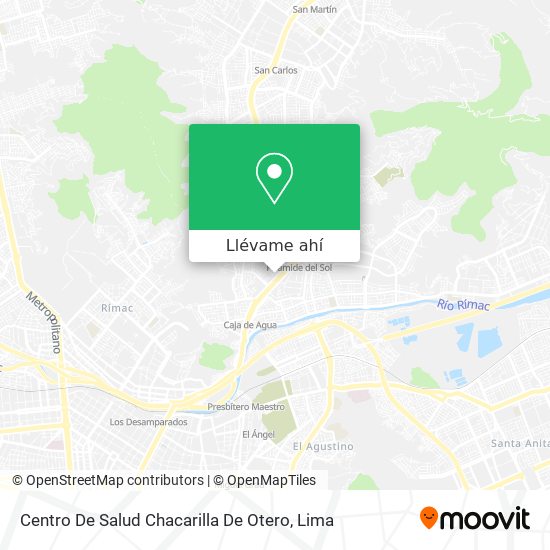 Mapa de Centro De Salud Chacarilla De Otero