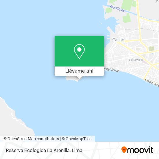 Mapa de Reserva Ecologica La Arenilla