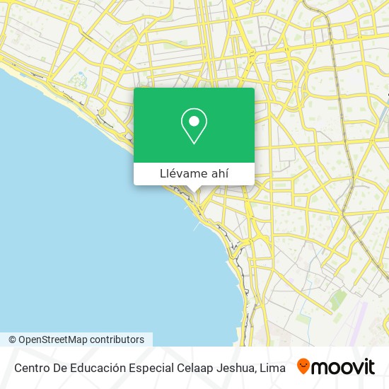 Mapa de Centro De Educación Especial Celaap Jeshua
