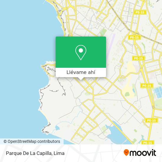 Mapa de Parque De La Capilla