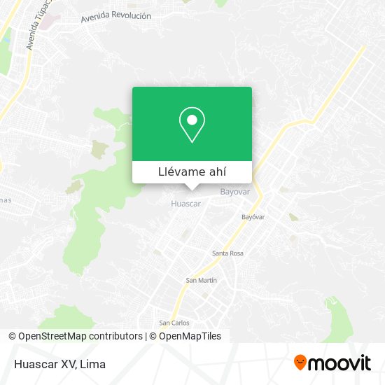 Mapa de Huascar XV