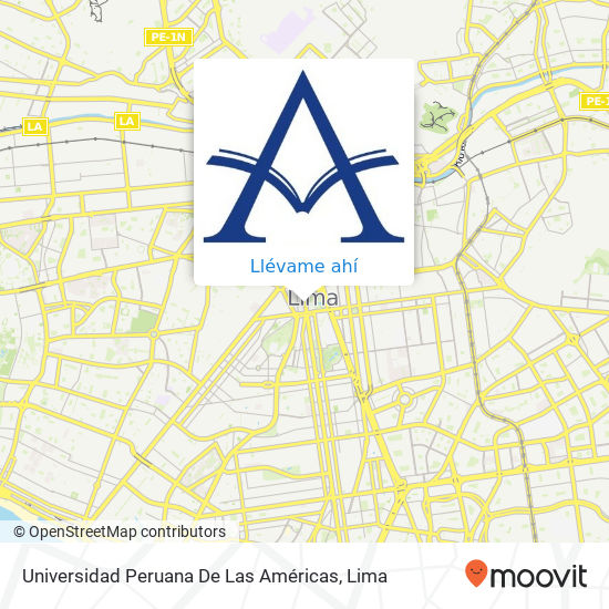 Mapa de Universidad Peruana De Las Américas