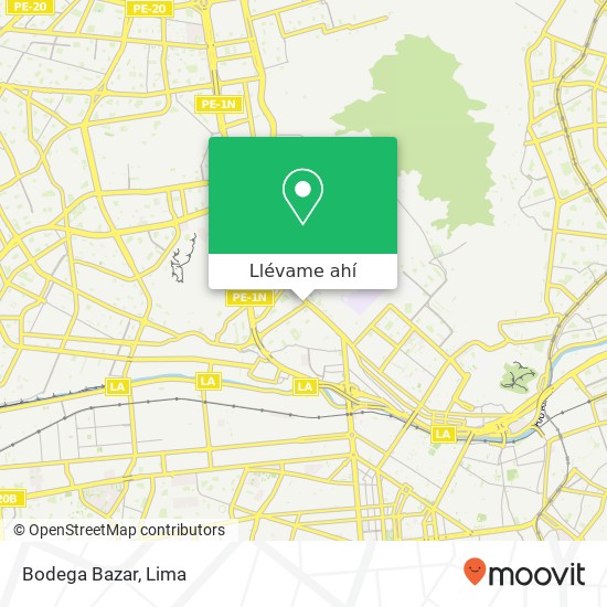Mapa de Bodega Bazar