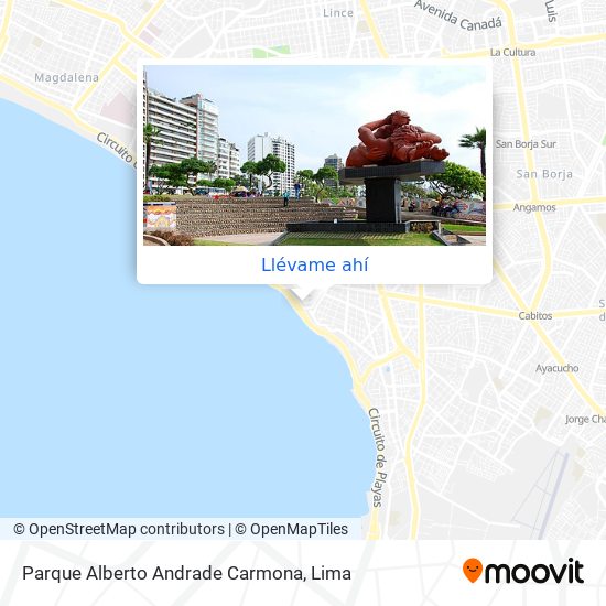 Mapa de Parque Alberto Andrade Carmona