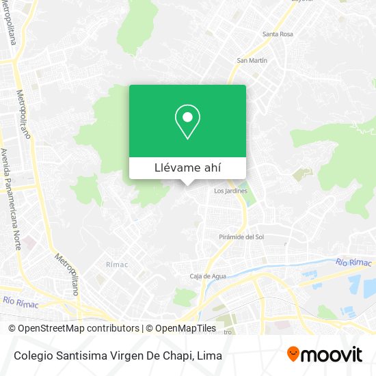 Mapa de Colegio Santisima Virgen De Chapi
