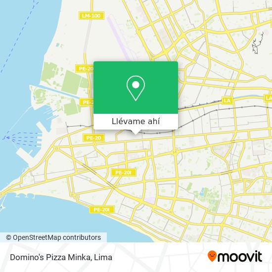 Mapa de Domino's Pizza Minka