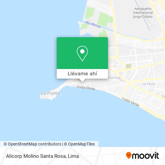 Mapa de Alicorp Molino Santa Rosa