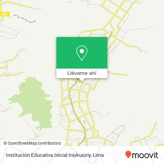 Mapa de Institución Educativa Inicial Iniykusiriy