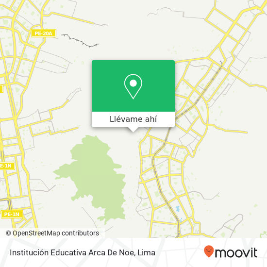 Mapa de Institución Educativa Arca De Noe