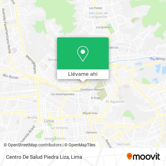 Mapa de Centro De Salud Piedra Liza
