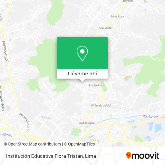 Mapa de Institución Educativa Flora Tristan