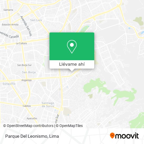 Mapa de Parque Del Leonismo