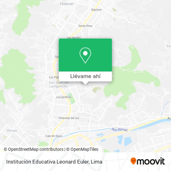 Mapa de Institución Educativa Leonard Euler