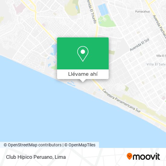 Mapa de Club Hípico Peruano