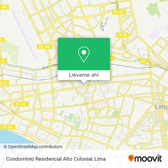 Mapa de Condominio Residencial Alto Colonial
