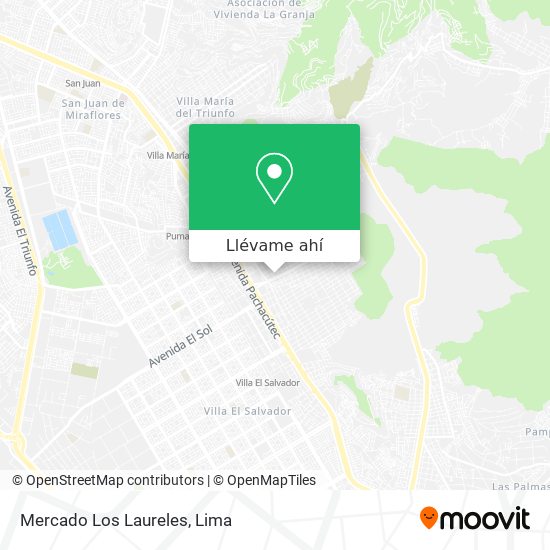 Mapa de Mercado Los Laureles