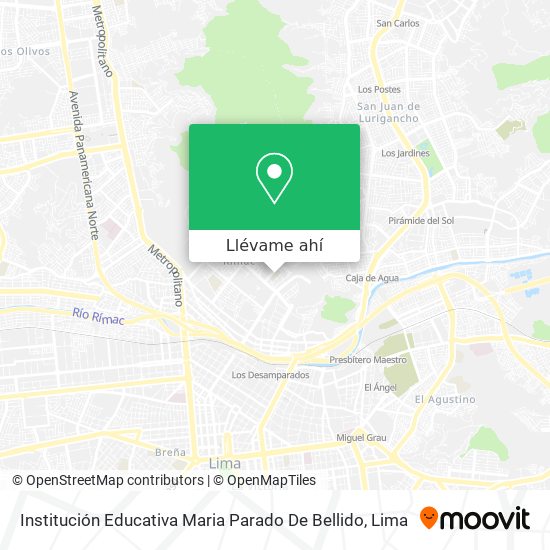 Mapa de Institución Educativa Maria Parado De Bellido