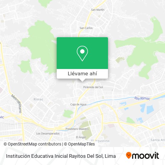 Mapa de Institución Educativa Inicial Rayitos Del Sol