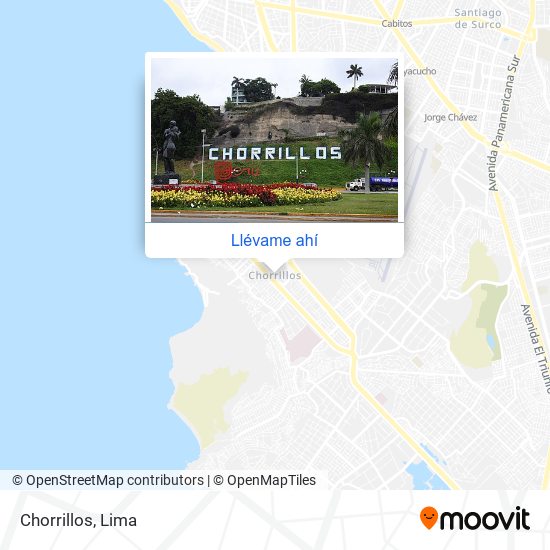 Mapa de Chorrillos