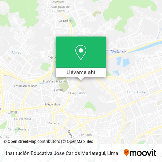 Mapa de Institución Educativa Jose Carlos Mariategui