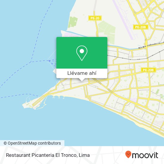 Mapa de Restaurant Picanteria El Tronco