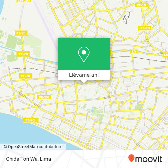 Mapa de Chida Ton Wa
