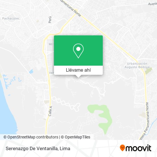 Mapa de Serenazgo De Ventanilla