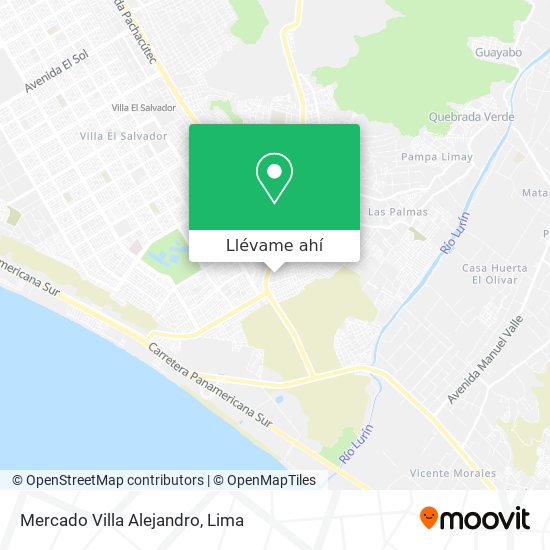 Mapa de Mercado Villa Alejandro