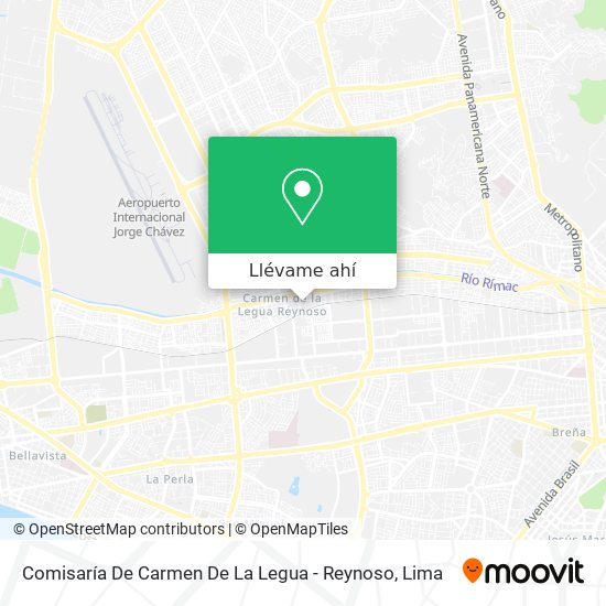 Mapa de Comisaría De Carmen De La Legua - Reynoso