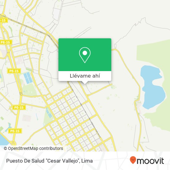 Mapa de Puesto De Salud "Cesar Vallejo"