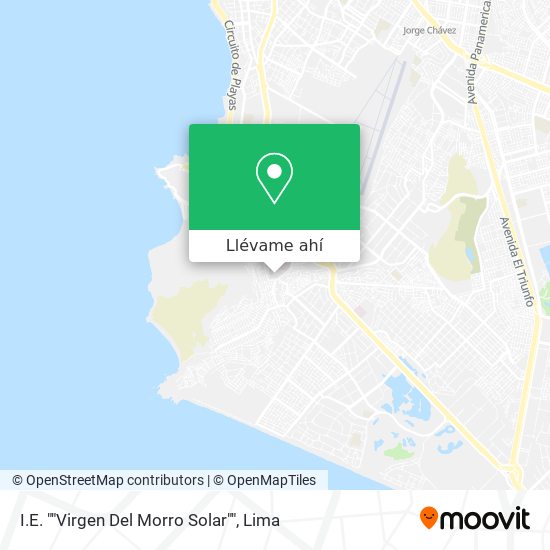 Mapa de I.E. ""Virgen Del Morro Solar""