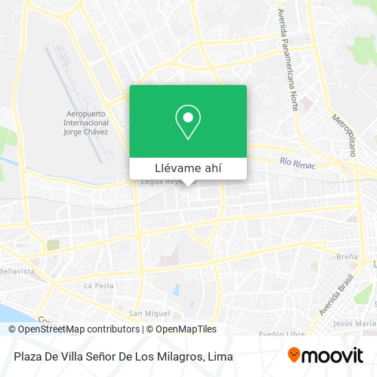 Mapa de Plaza De Villa Señor De Los Milagros
