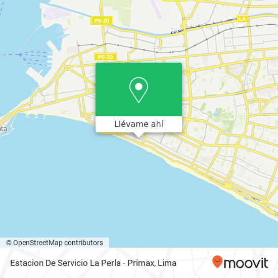 Mapa de Estacion De Servicio La Perla - Primax