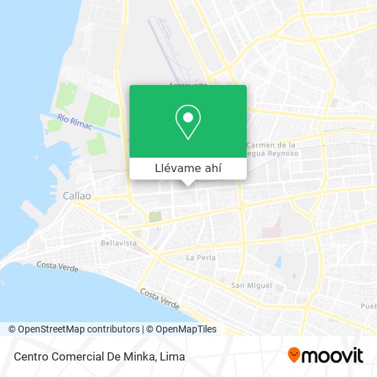 Mapa de Centro Comercial De Minka