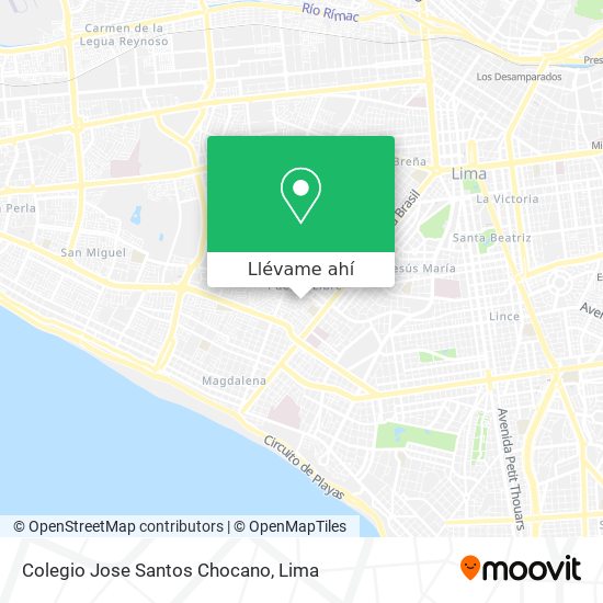 Mapa de Colegio Jose Santos Chocano