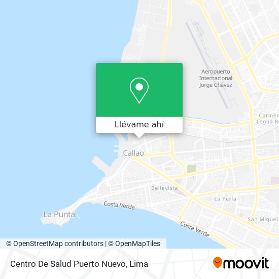 Mapa de Centro De Salud Puerto Nuevo
