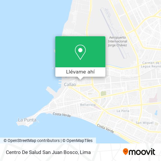 Mapa de Centro De Salud San Juan Bosco