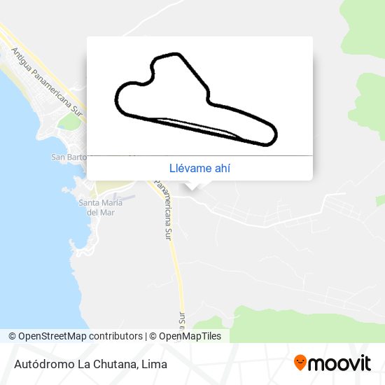 Mapa de Autódromo La Chutana