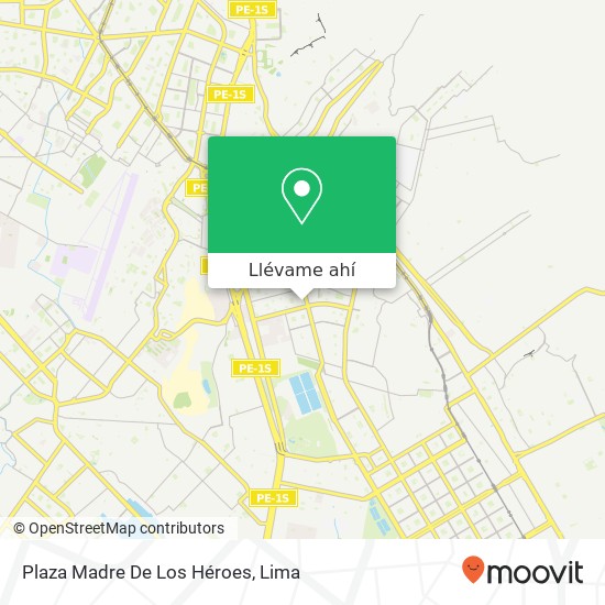 Mapa de Plaza Madre De Los Héroes